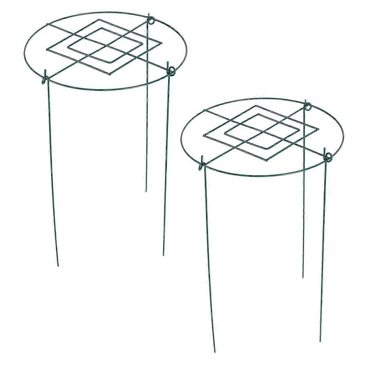 Pack of 2 Support Frames for Flower Stands, Grow a Trellis Net for Tents, Poles