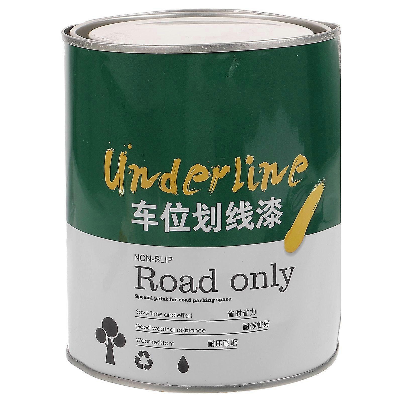Traffic Paint Striping Paint com Pincel Marcação de Estacionamento Paint Stripe Traffic Marker (1kg)