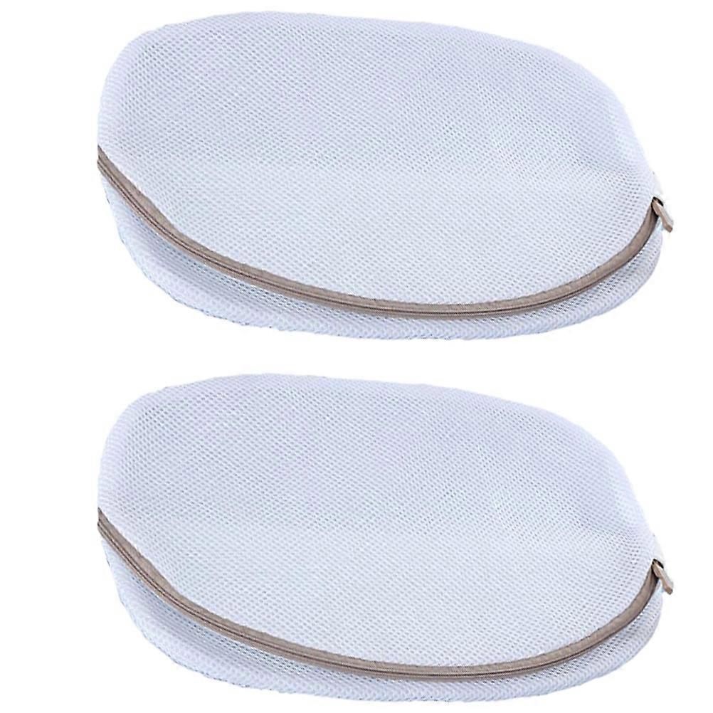 Mesh Washing Bags for Shoes 2 Pack, Portable & Elastic Design, Convenient Laundry Accessory for Machine Use