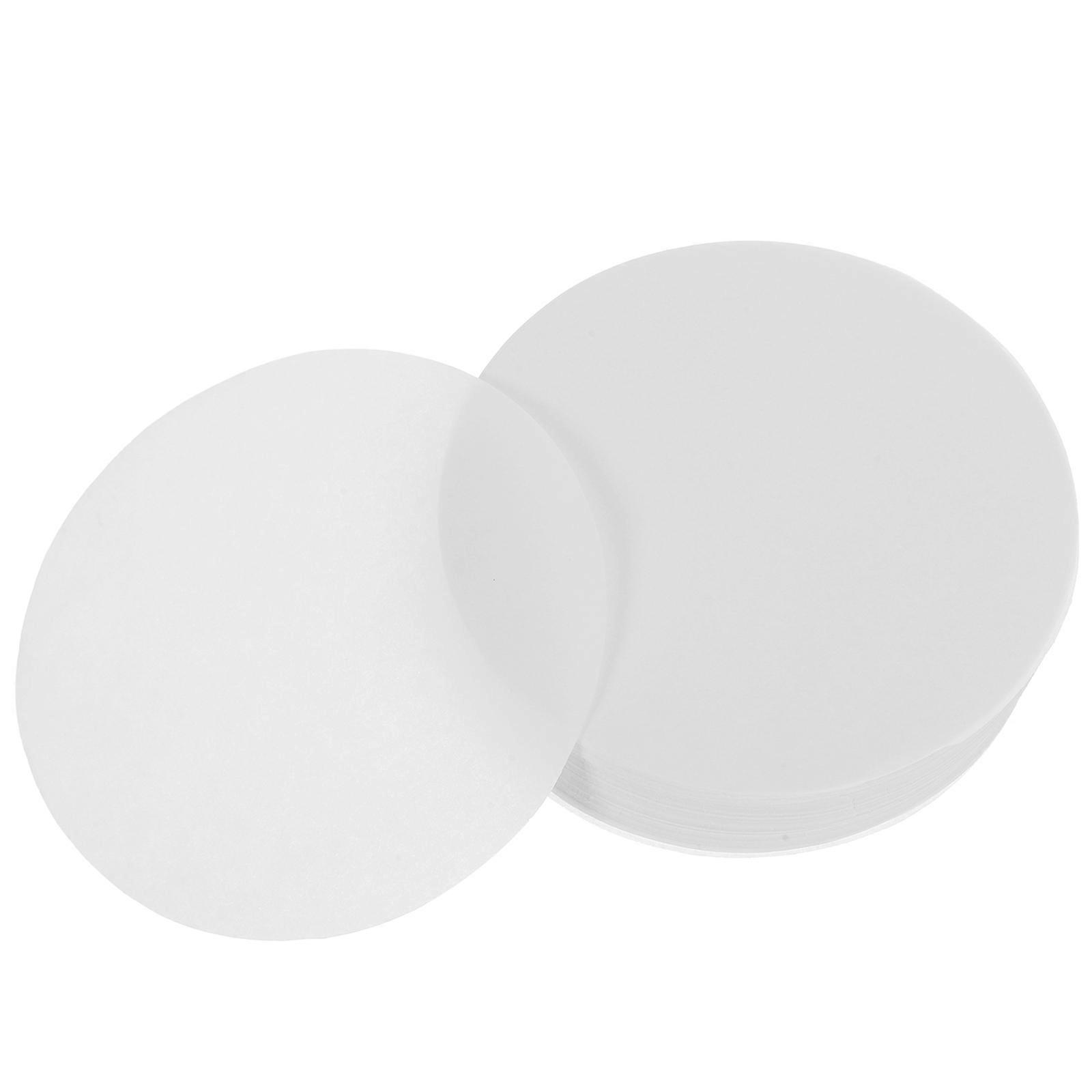 Circle Parchment Paper Greaseproof Paper Circles White Baking Sheet For Cold Beverages On-the-go Use 11.5cm Sealing 500pcs