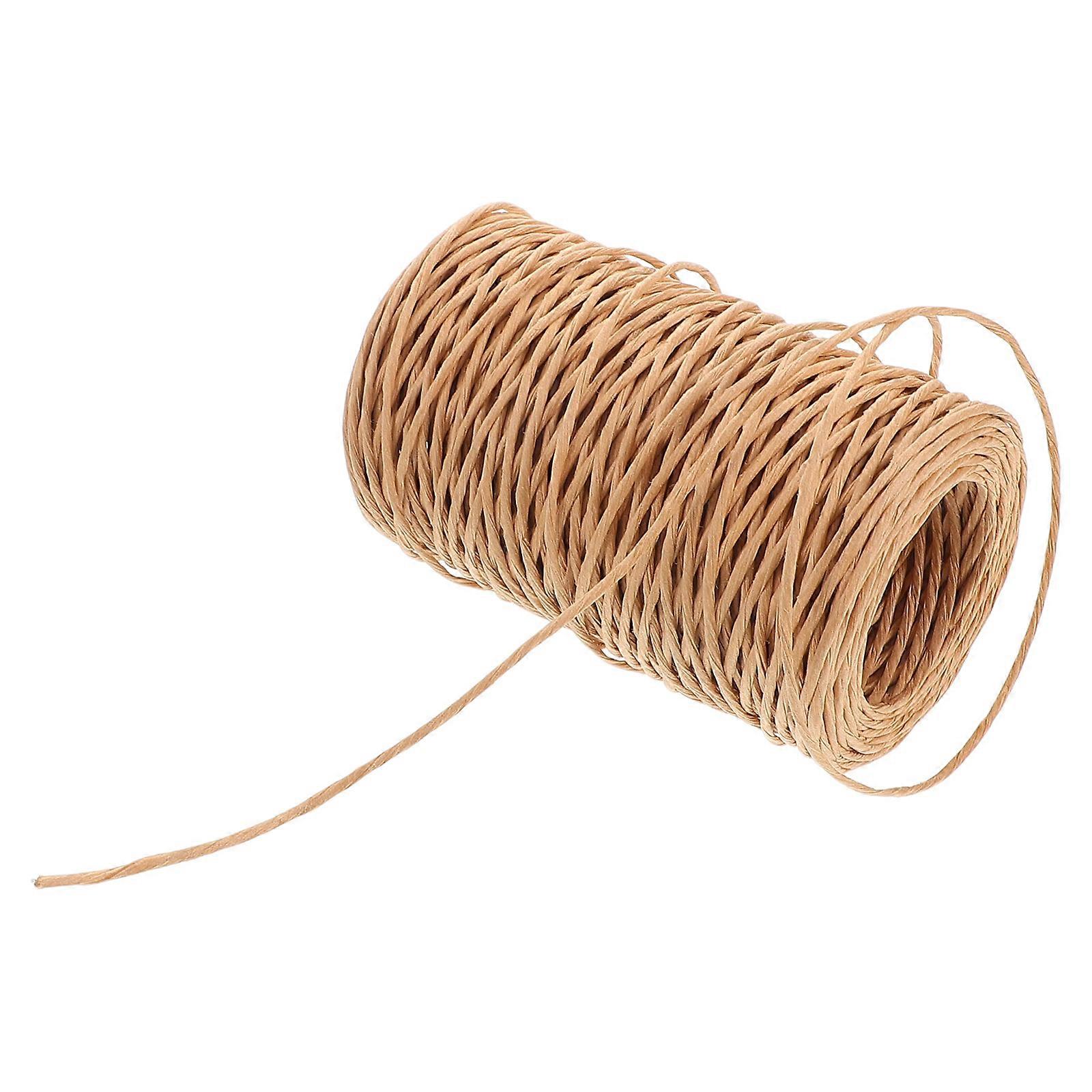 Paper Rope Lampshade Material Jute Twine Chocolate 5000.00X0.20X0.20CM Woven Lamp Shade Use 1 Roll