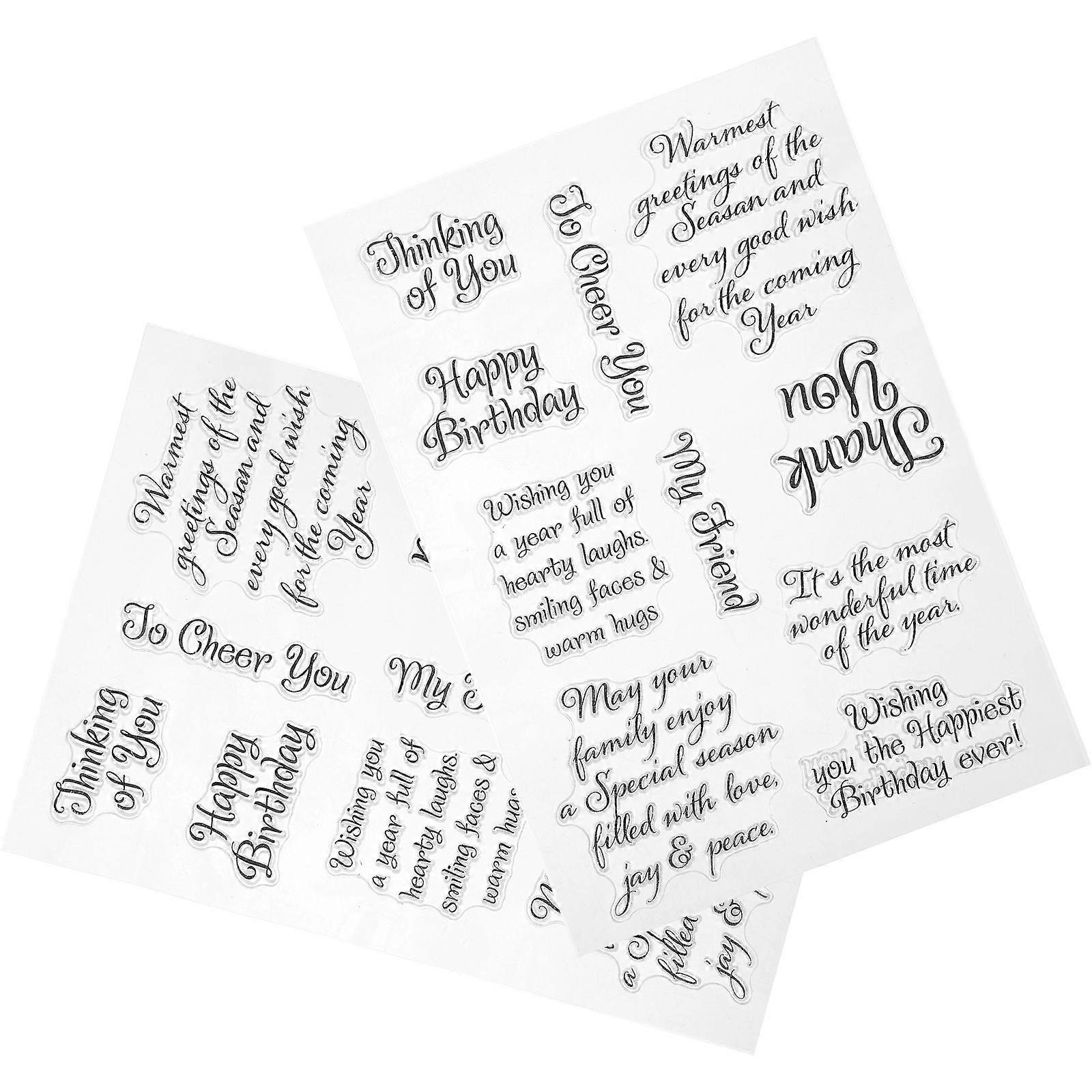 Scrapbooking Supplies Diy Strips Stickers Creative Design Scrapbook Accessories Multi-Colored 16.00X11.00X0.20Cm 2Sets
