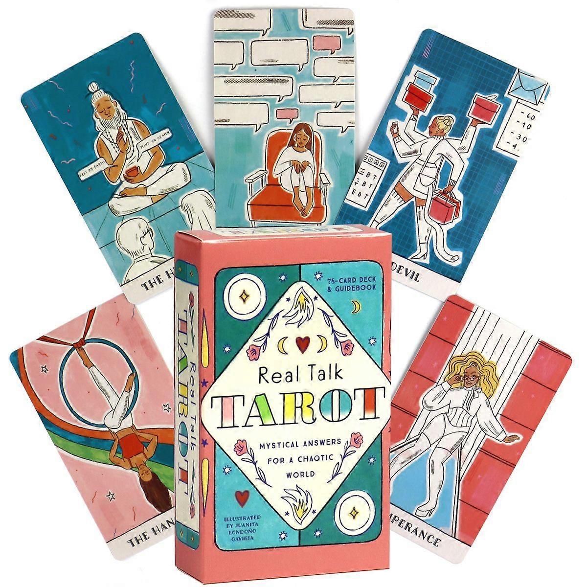 Truth Tarot Cards Deck - 78 Card Rider Waite - Real Talk Oracle