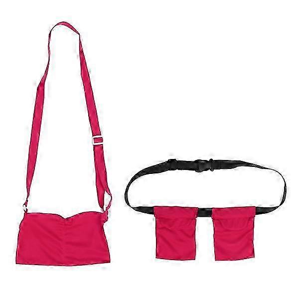 Adjustable Length Elastic Band Mesh Shower Bag for Breast Surgery Drainage
