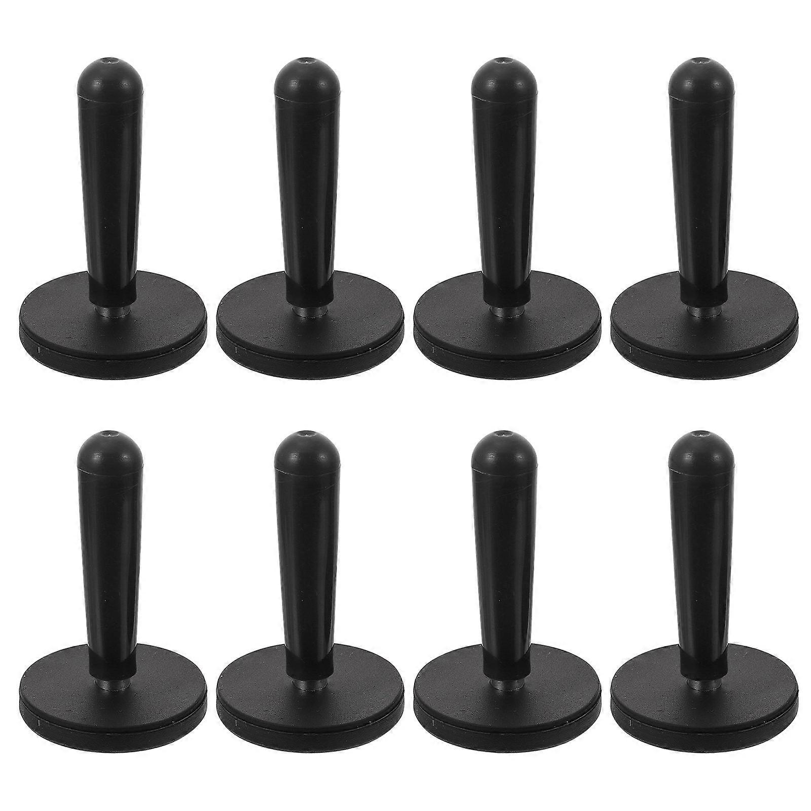 Car Vinyl Wrap Magnets for DIY Users Black 7.00X4.50X4.50CM NdFeB 8Pcs