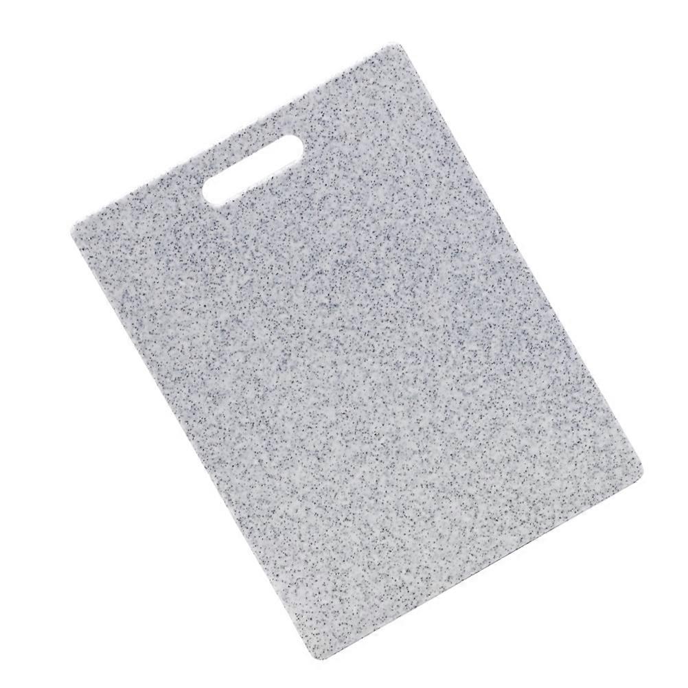 Cooking Block Imitation Marble Chopping Board Kitchen Use Grey 36.3X27.5X0.8CM Cutting Fruit 1Set