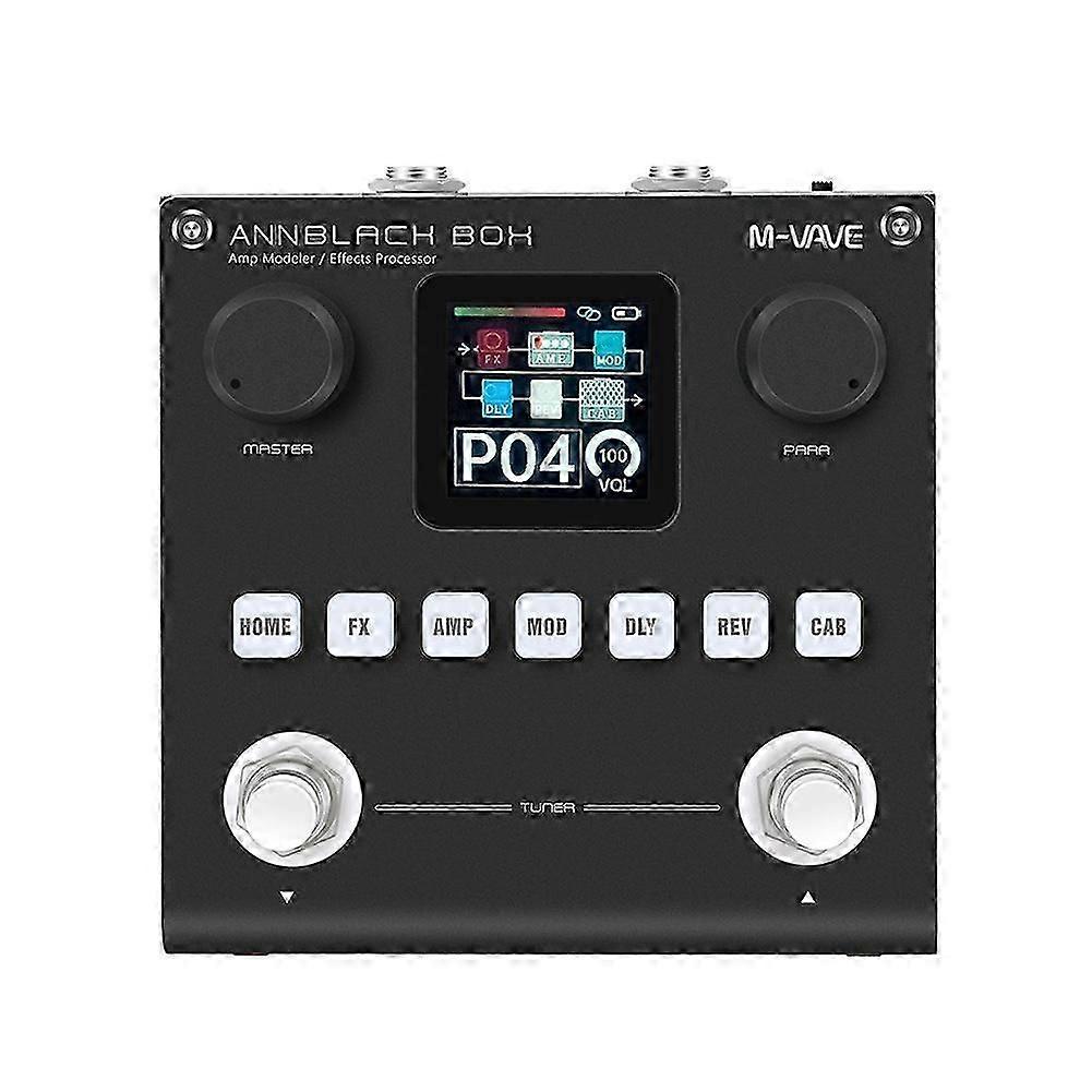 ANNBLACK BOX Pedals Guitar AMP Modeler Processor Built-in Rechargeable Battery for Electric Guitar