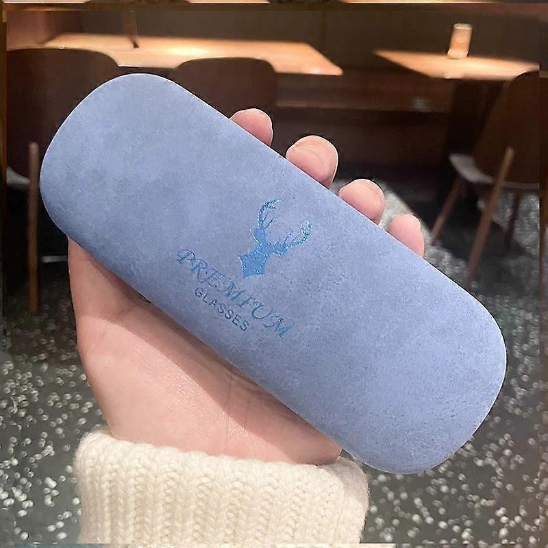Hot selliing Deer Head Lens Box Myopic Glasses Box Case Art Retro Literature Storage Box Simple Compression Resistant