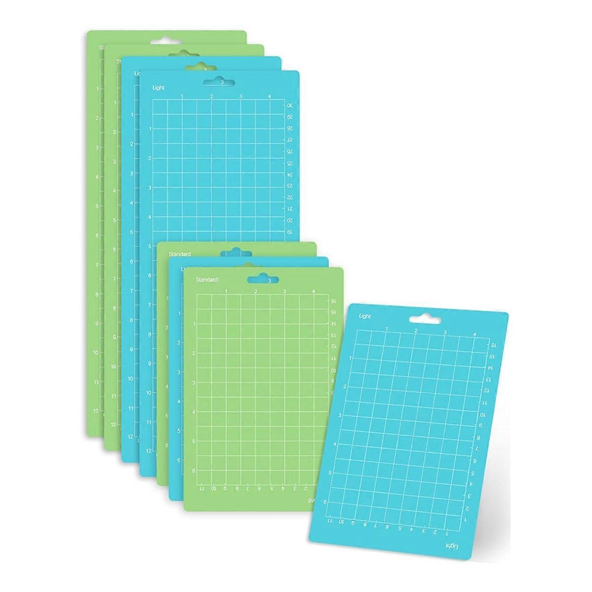 4,5 polegadas x 12 polegadas + 4,5 polegadas x 6,5 polegadas Tapete de Corte 8Pack