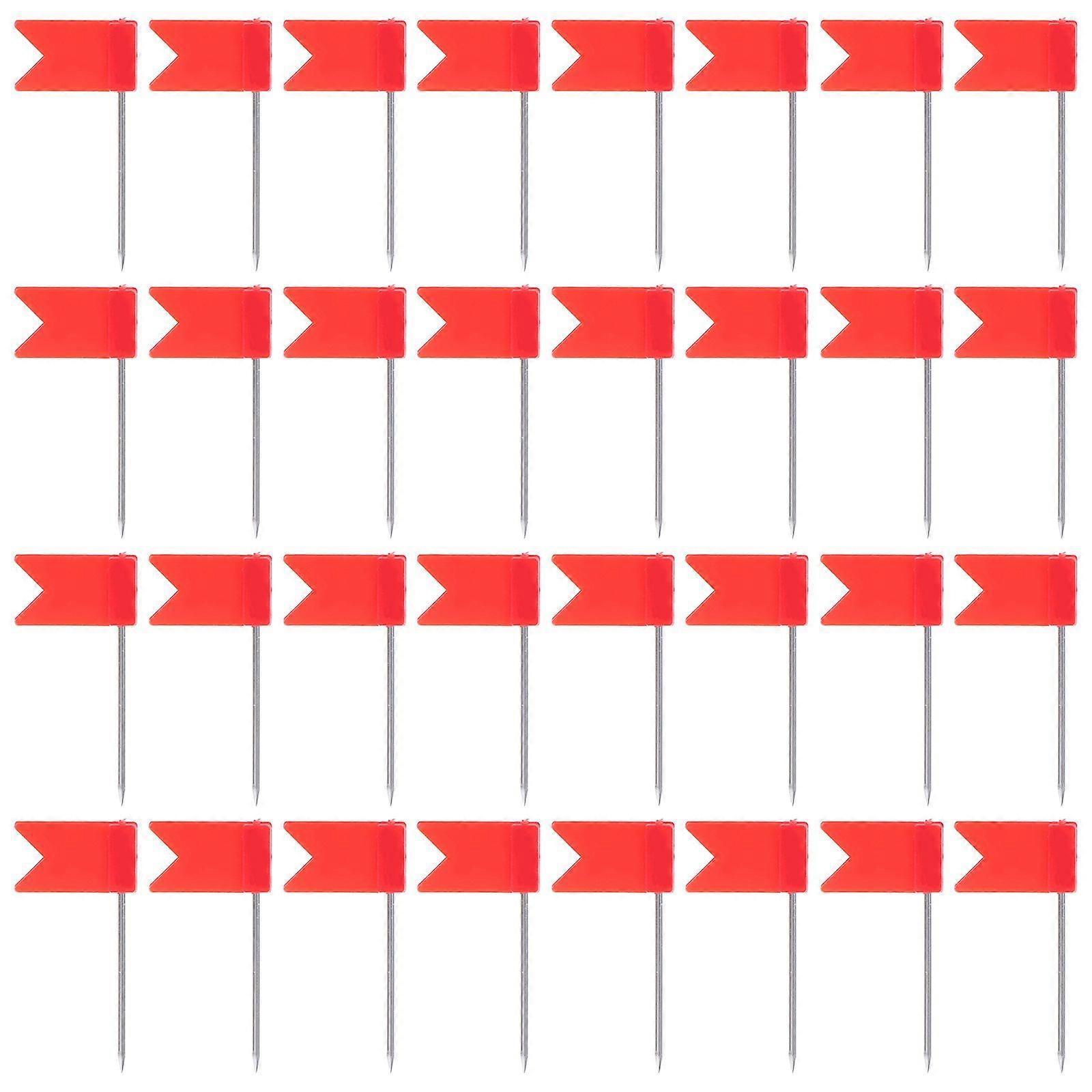 50 قطعة العلم دفع دبابيس خريطة العالم مسامير البلاستيك وسم مسامير الإبهام للوحة الفلين خريطة السفر صورة معلقة المنزل مكتب المدرسة الأحمر