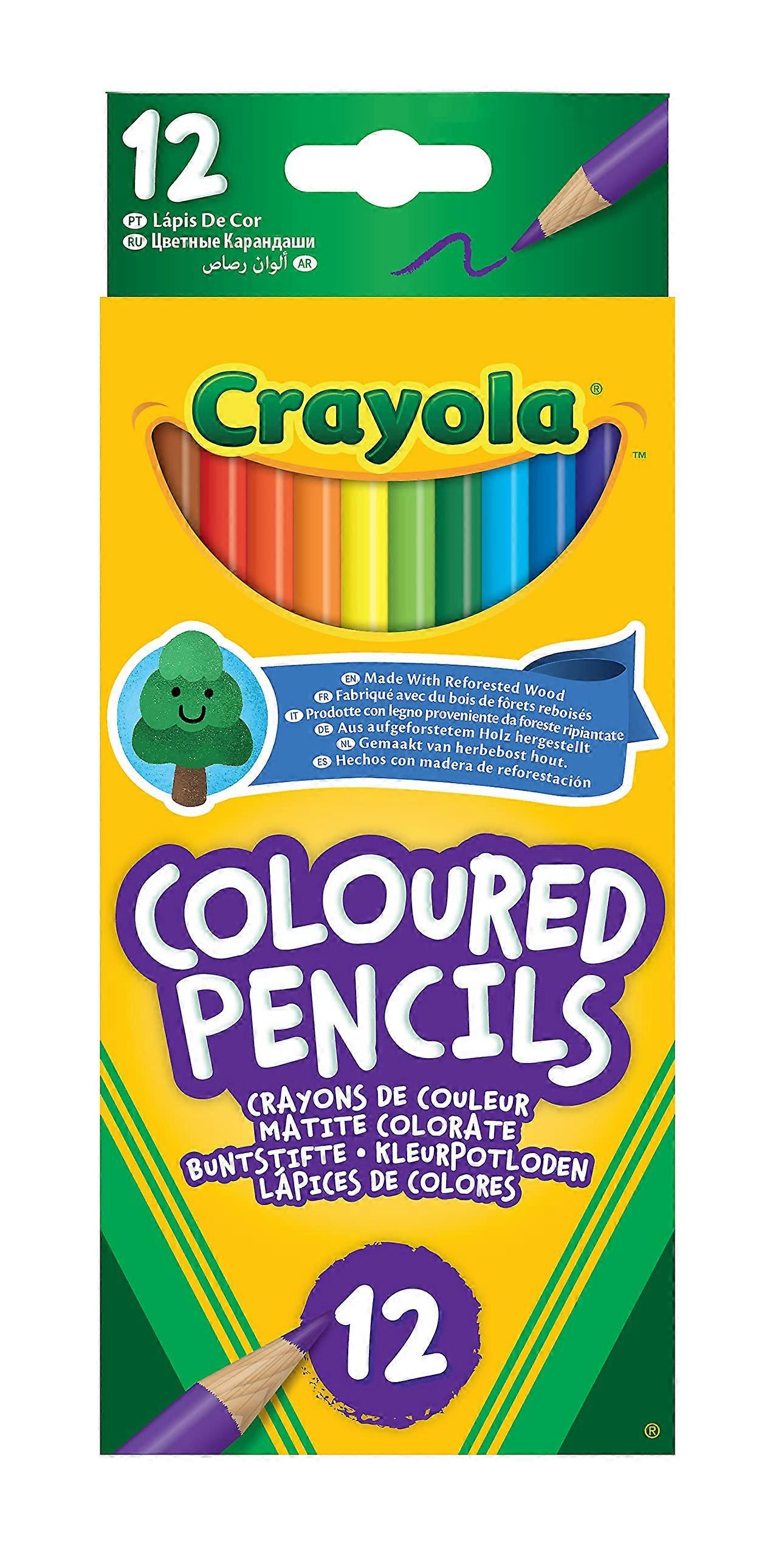 Crayola Coloring Pencils Assorted Colors, 12 Ct
