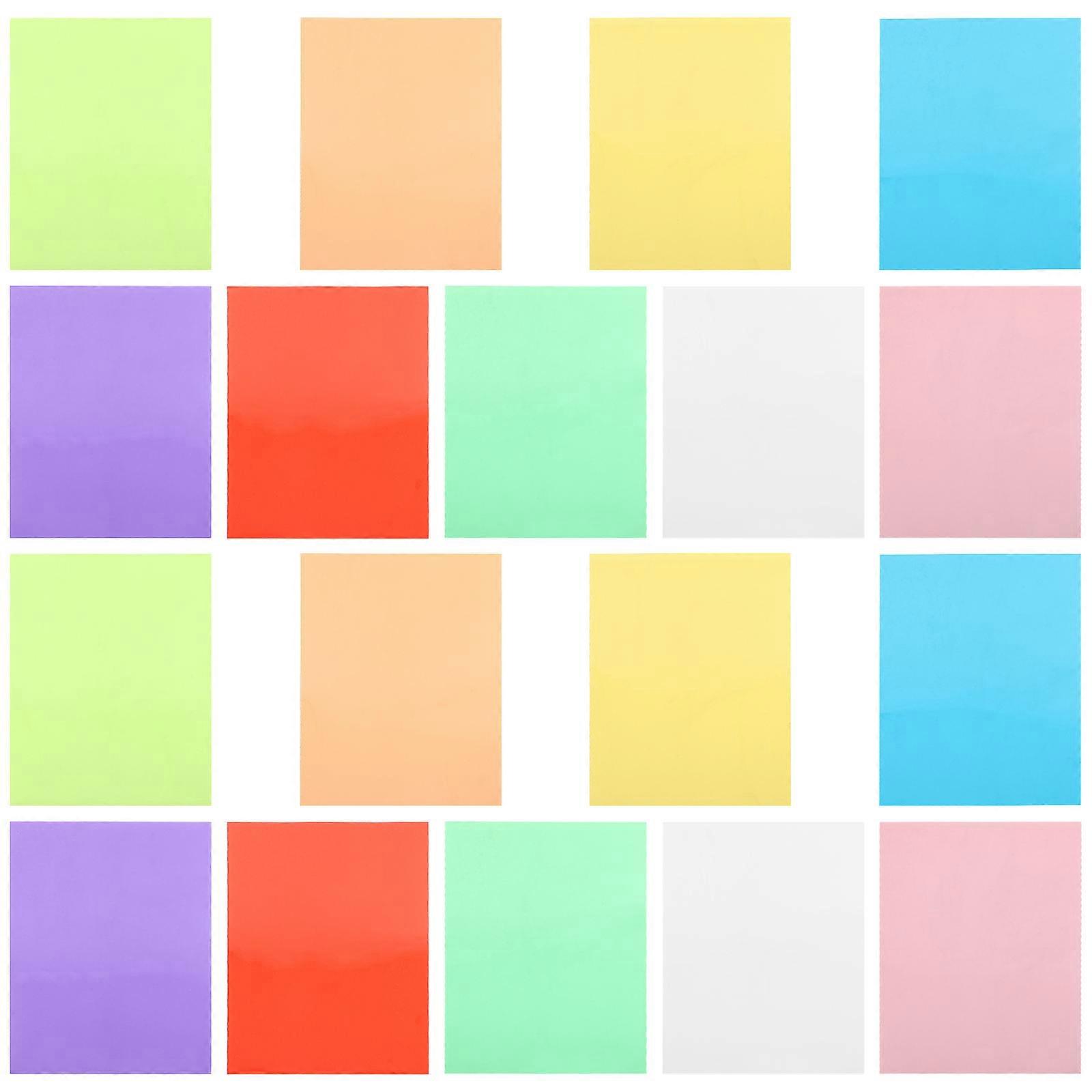 Colored Cellophane Sheets For Crafts Transparent Paper Crafts Material Artists Multi Colored Design 29 60X21 00X0 10Cm 18 Sheets