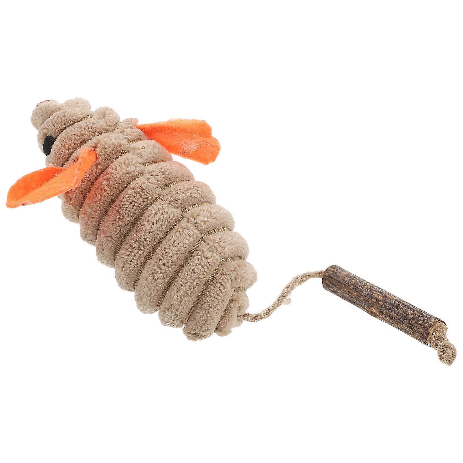 Catnip Mouse Toy Interactive Play Encourages Activity Indoor Kittens Fun Chew Toy 1Set
