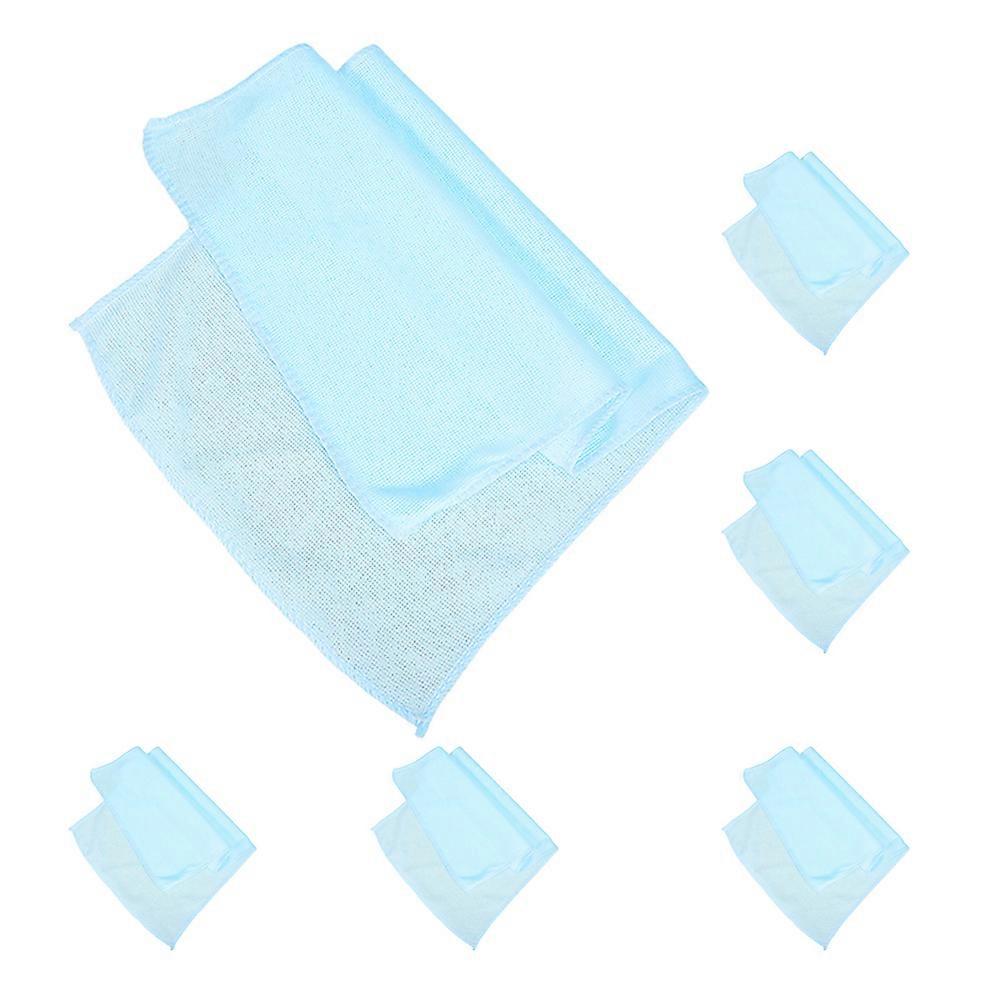 Microfibre Towel Car Cleaning Rags For Repair Compact Design Sky- .00X30.00X0.20CM High Absorbency 6Pcs
