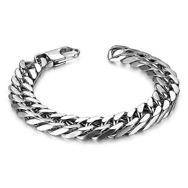 Tone Stainless Steel22cm Length 9mm Width Bracelet Bangle