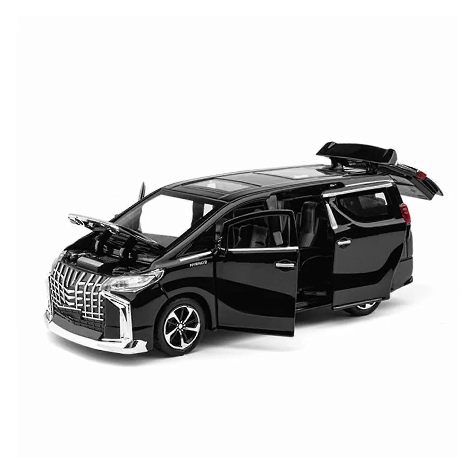 Miniature Models 1:32 Scale MPV Diecast Alloy Car Model Collection Black Metal Vehicle Replica