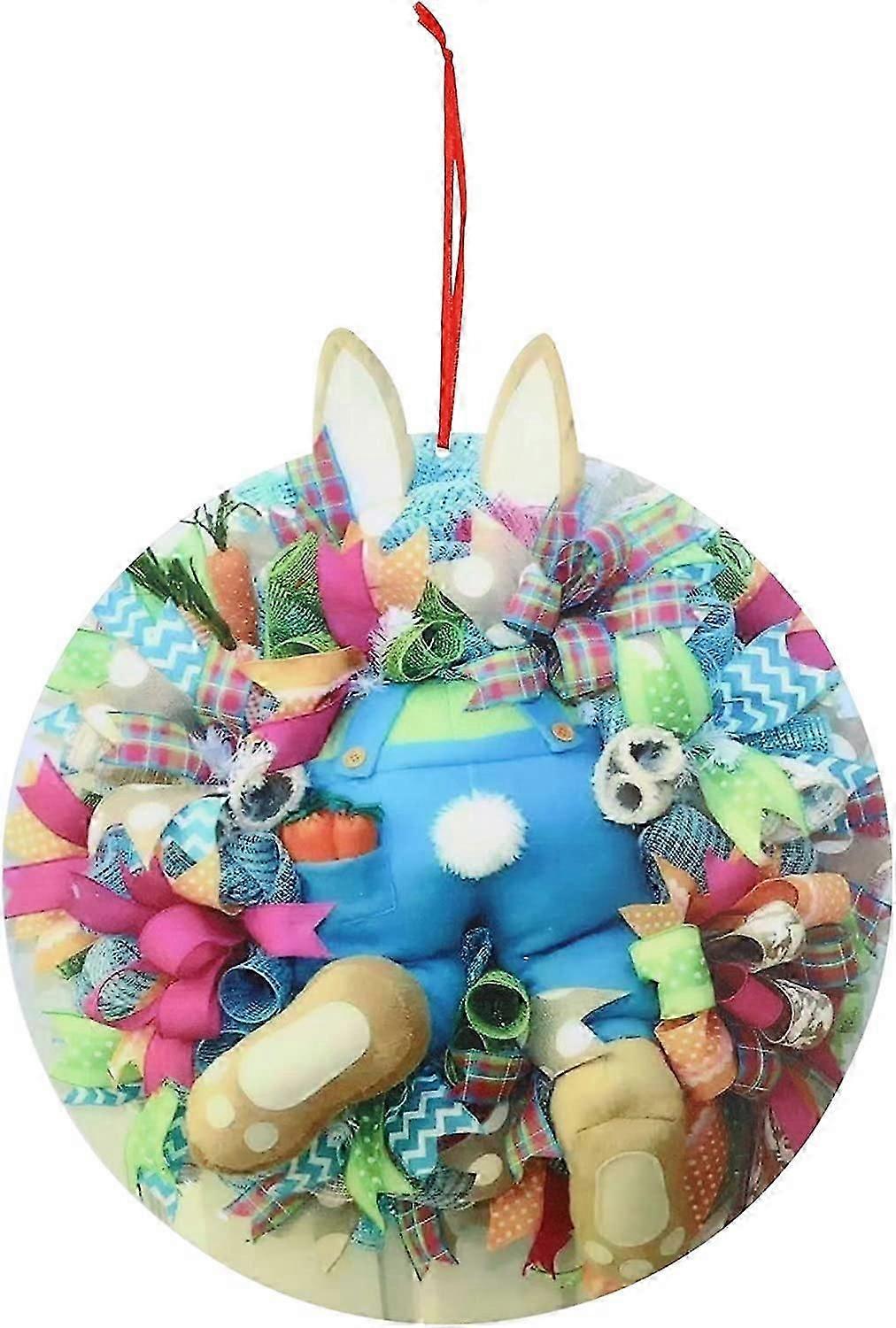 Rabbit Easter Wreath with Bunny Legs Easter Thief Bunny Butt with Ears Easter Tree Decorations