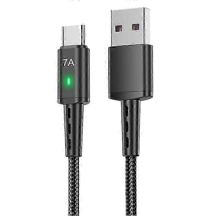 USLION US0188 USB-A to USB-C Charging Cable 1m Braided Data Cord