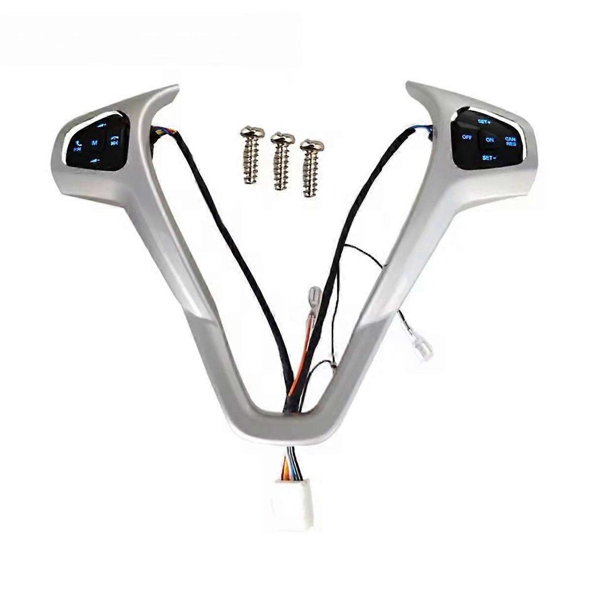 1 Set Auto Lenkrad Audio Lautstärke Tempomat Schalter Knopf für Escort Fiesta MK7 MK8 2013
