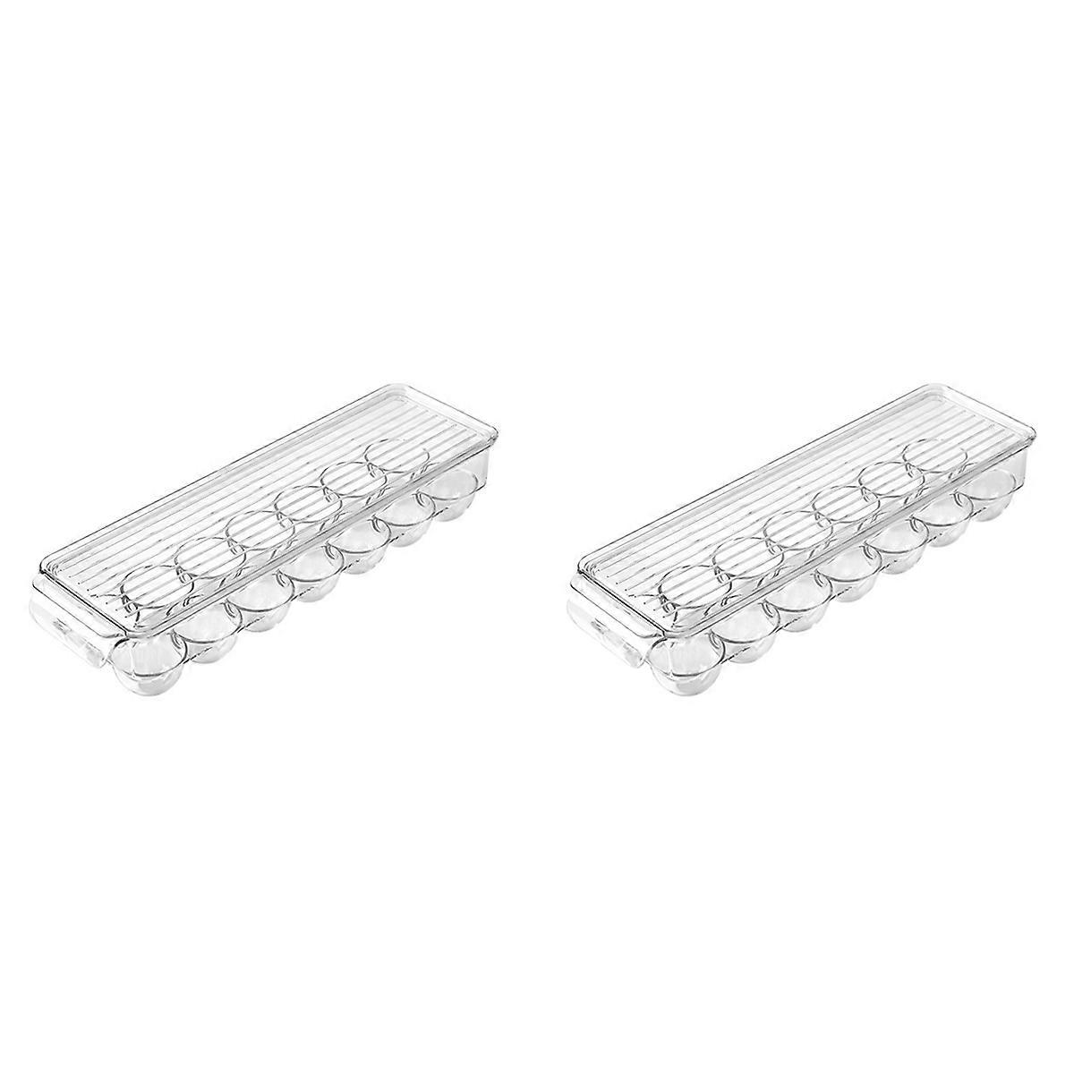 Clear Plastic Egg Holder - 14 Egg Tray Holder