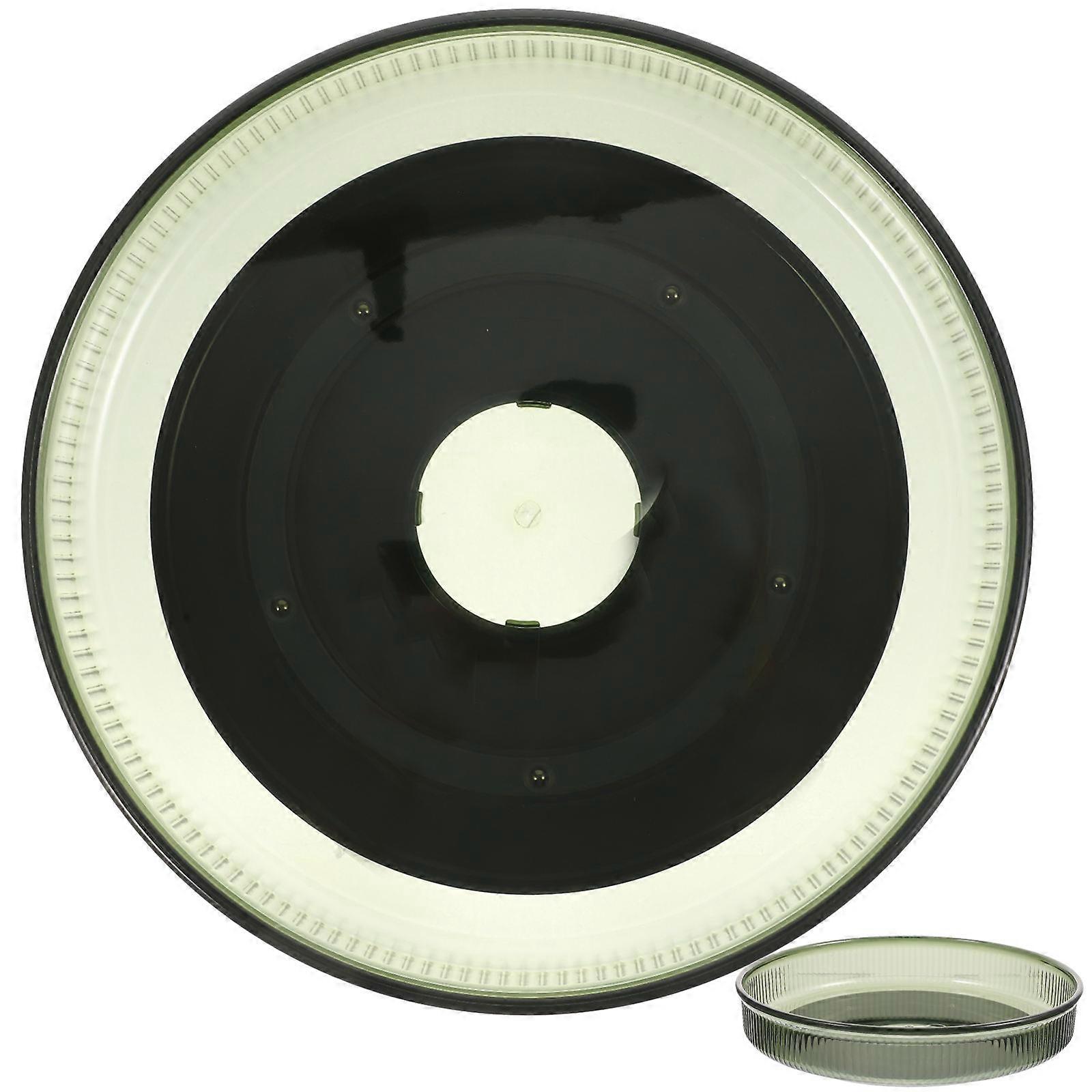 Turntable Organizer For Kitchen Turntable Organizer Kitchen Use Green 25.2X25.2X4.3CM Storage 1Pack