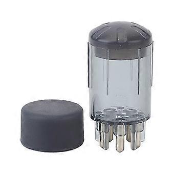 Applicateur d’huile capillaire Bouteille d’applicateur de cuir chevelu précise en forme de colonne d’échelle claire pour sérum d’huile essentielle 4ml BlackYMMR)