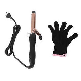 25mm Modelador de Cabelo Cabelo Ondulação Ferro LCD Display Cabelo Curling Wand Hair Styling Tool 100-240VEU PlugYMMR)