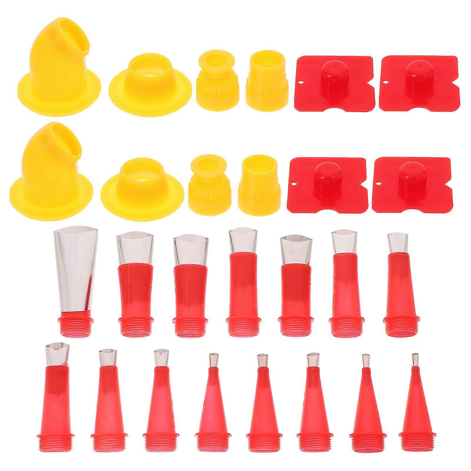 Caulk Applicator Tips Caulking Nozzle Finishing Glass Applications 8.50X3.00X2.90cm Easy Cleaning 1Set