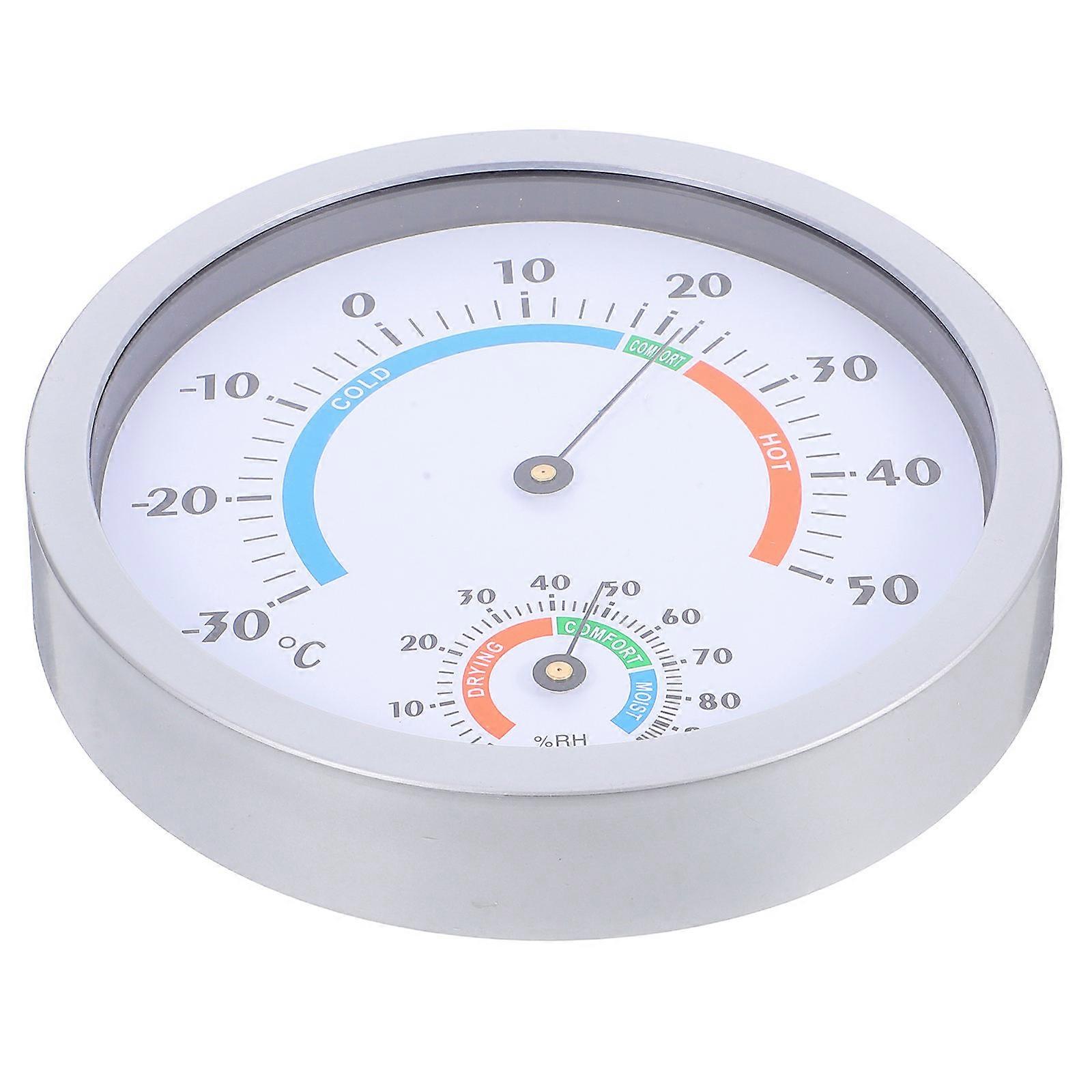 Temperature Gauge for House Indoor Thermometer Hygrometer Visualization Historical Data Recording ABS Material 1Pack