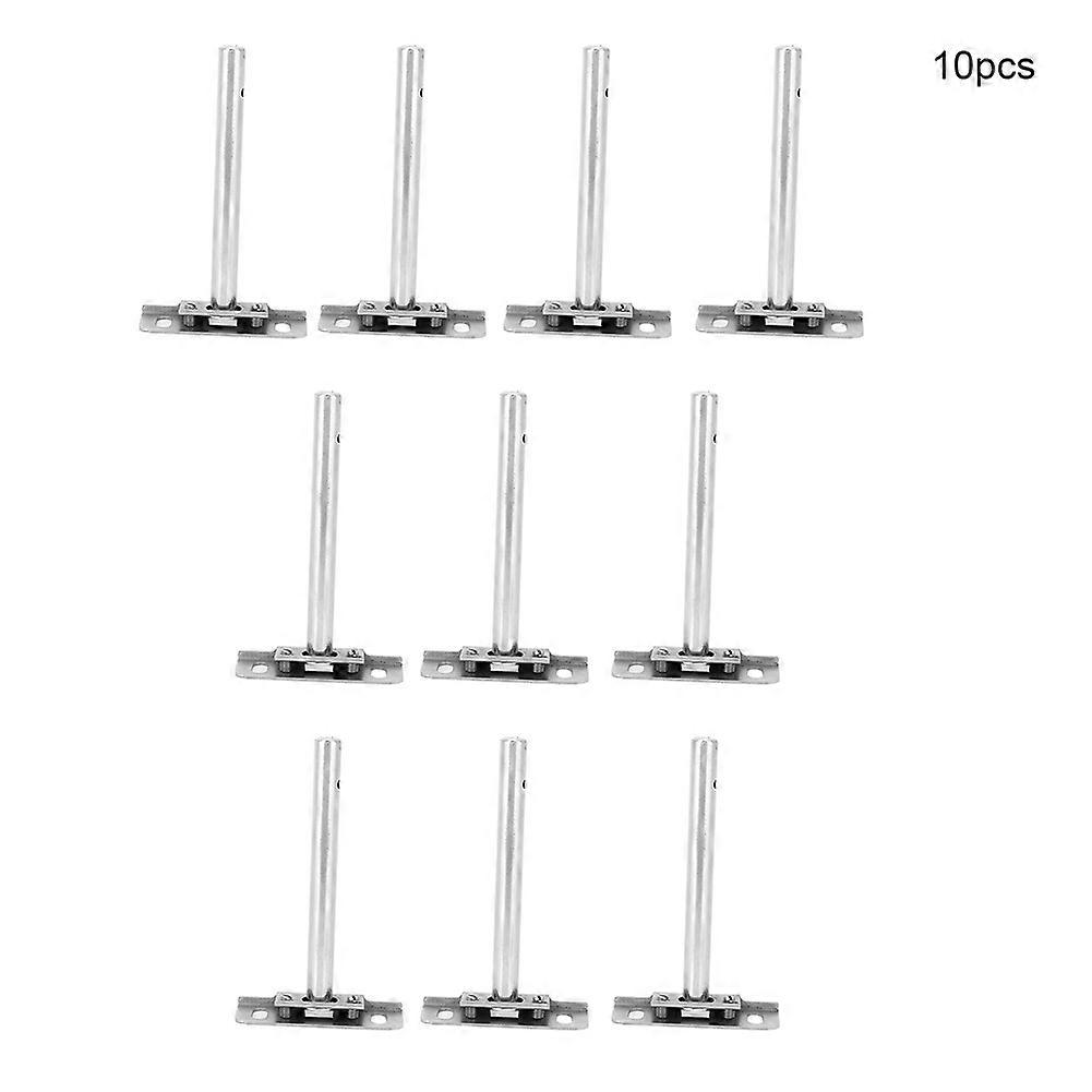 10pcs 5in Floating Shelf Bracket Concealed Mounting Plate for Wall Bookshelf