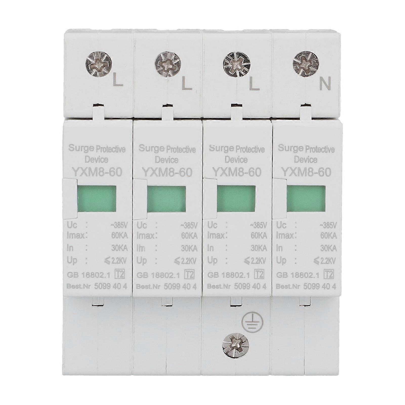 Surge Protective Device Electric Shock Protector Module Arrester Breaker AC380V YXM8‑60