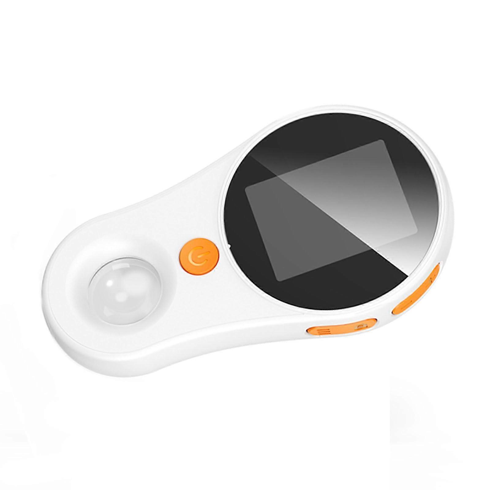 500x Handheld Magnifying Glass with Light Display for Coin Enthusiasts Jewelry Craftsmanship Adjustable LED Microscope White