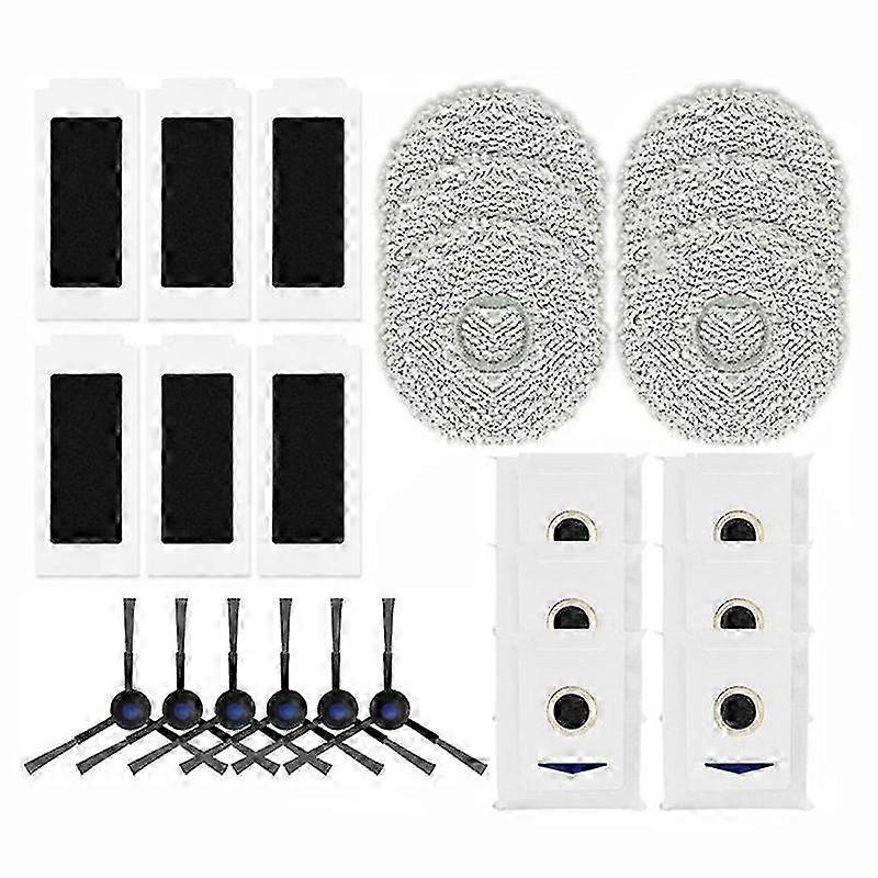 24PCS Replacement Parts for Deebot T30 Pro Omni / DDX14 / T30 MAX Vacuum Side Brush Hepa Filter Mop 2025