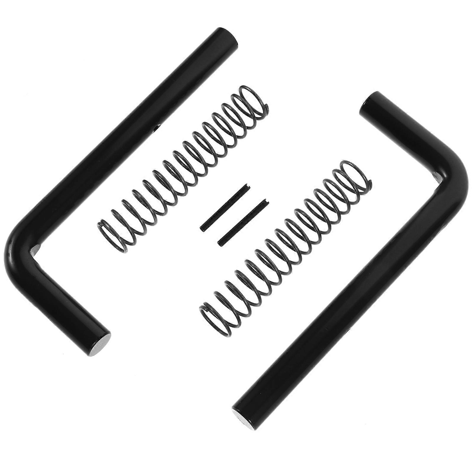 1 Set Heavy Duty Spring Loaded Latch Pin for Trailer Doors and Utility Trailers Ramp Gate