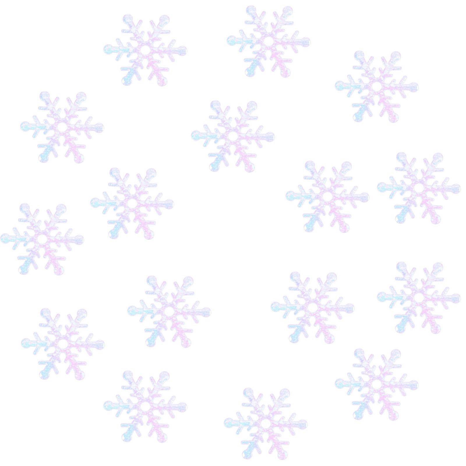 Fabric Confetti for Adornment Creates Festive Atmosphere 600 Pcs White
