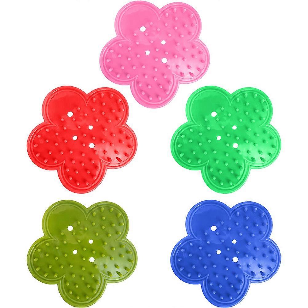 5PCS Rose Thorn Stripper Leaf Remover Tool Plastic Floral Stem Burr Remover for Garden Flower Shop Backyard Easy to Use Rose Leaf Stripping Clippers