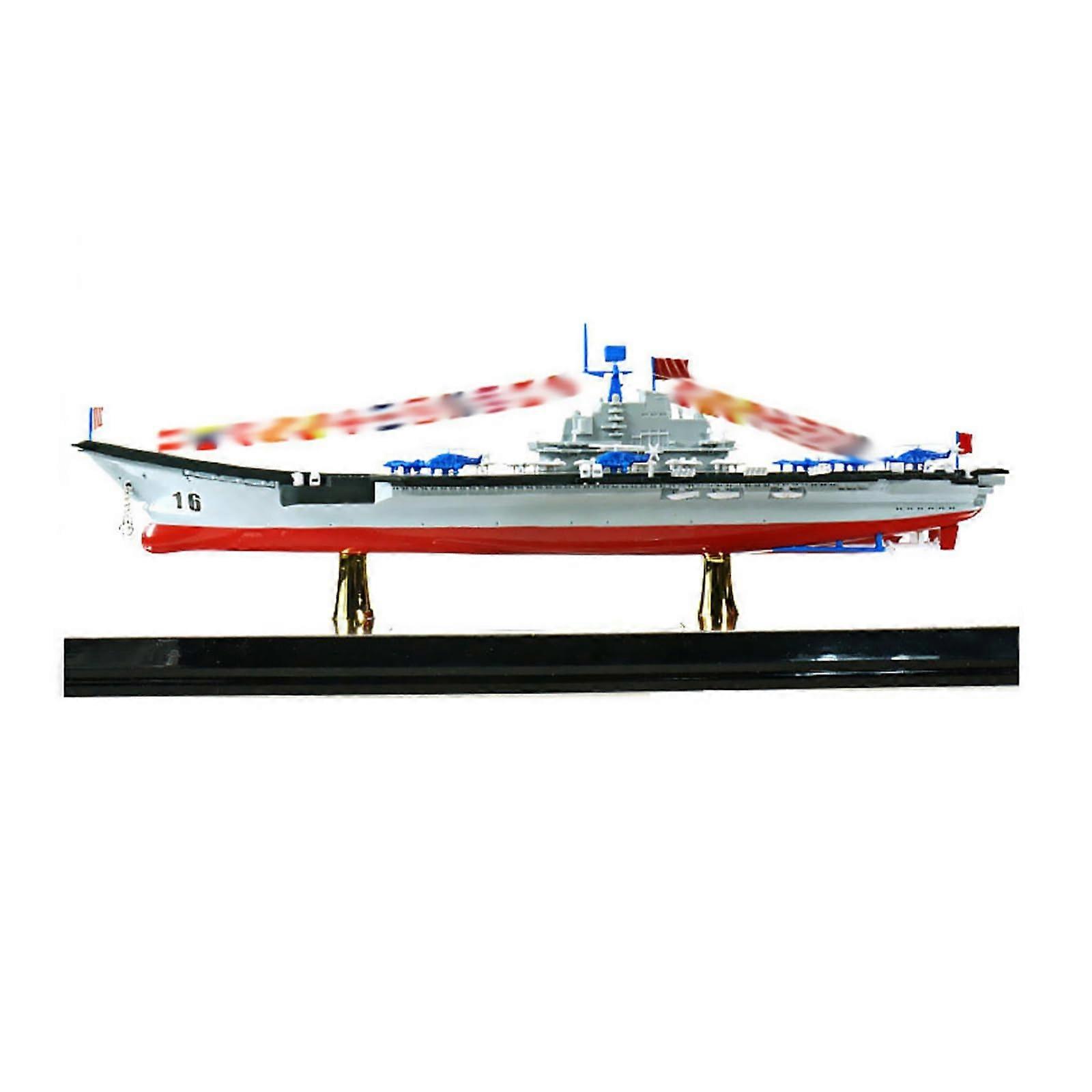 1/1000 Scale Aircraft Carrier Plastic Model Boat Kit Alloy Simulation Liaoning Aircraft Carrier Warships Model