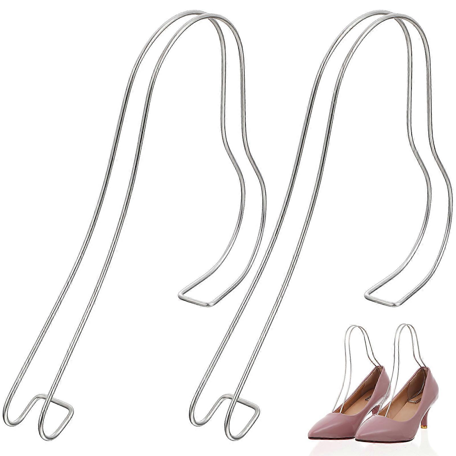 2 Pcs Shoe Support Stands Shoe Display Holders For Home Retail Shop High Heels Shape Maintenance Flexible Fit