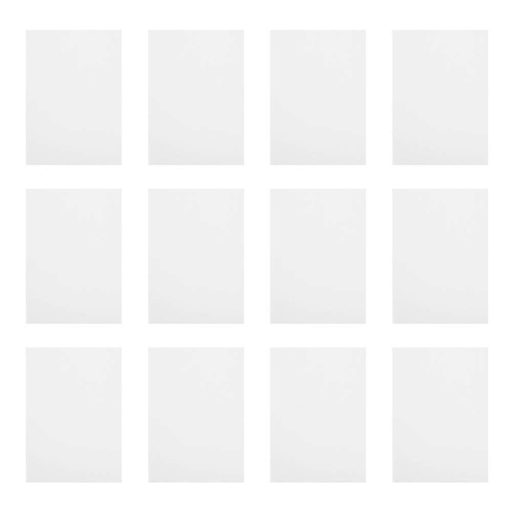 Diamond Drawing Protective Film 50 Sheets Double-Sided Dust Protection for Artists Rectangular White Durable