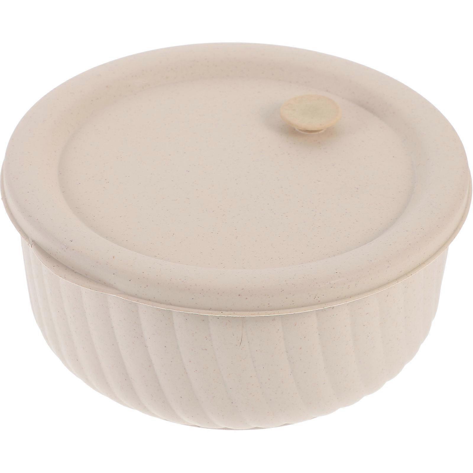 Portable Lunch Box Case Meal Prep Container Office Workers Home Use 5.9×5.5×2.8in Microwaveable Reusable 1Set
