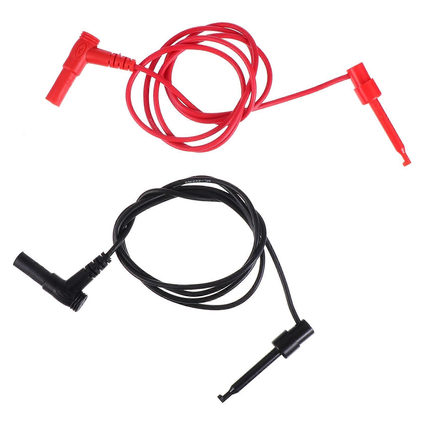 2 Piece Test Leads with Safety Banana Plug for Multimeter Test Cable for Precise Electrical Measurements for Electrical Engineering Training