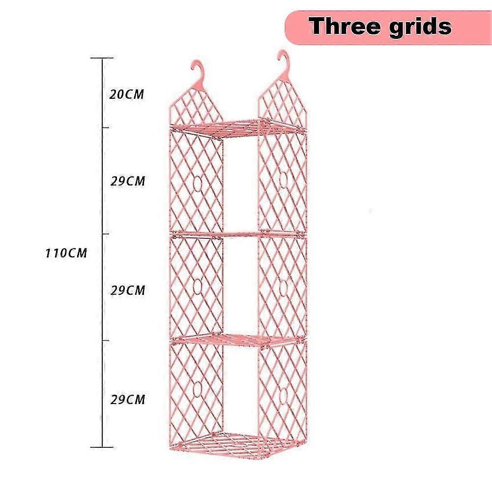 Multi-functional Wardrobe Storage Rack Hanging Shelves Bag Multi-layer Clothes Underwear