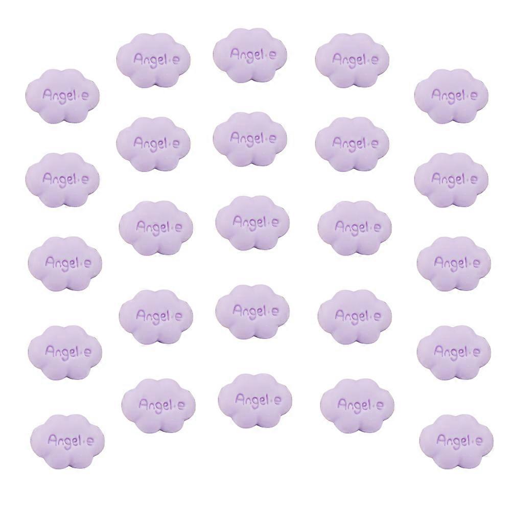 Resin Cloud DIY Decorative Cellphone Shell Ornaments Purple 100Pcs