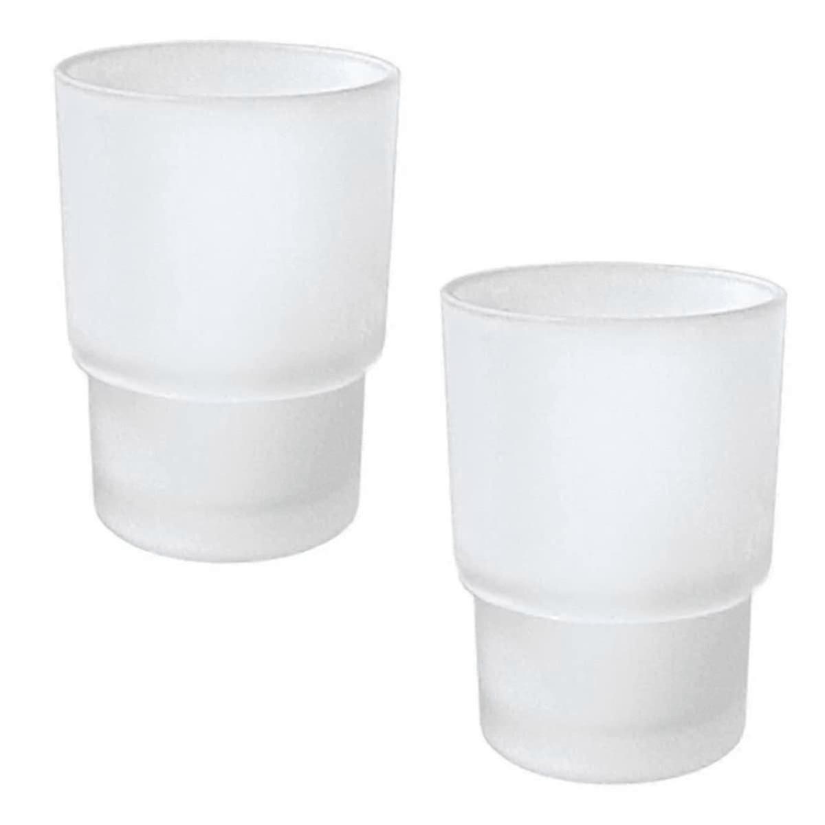 歯ブラシカップ、ガラスタンブラー歯ブラシマグ2個、壁掛け歯ブラシホルダー用交換品、マウスウォッシュ