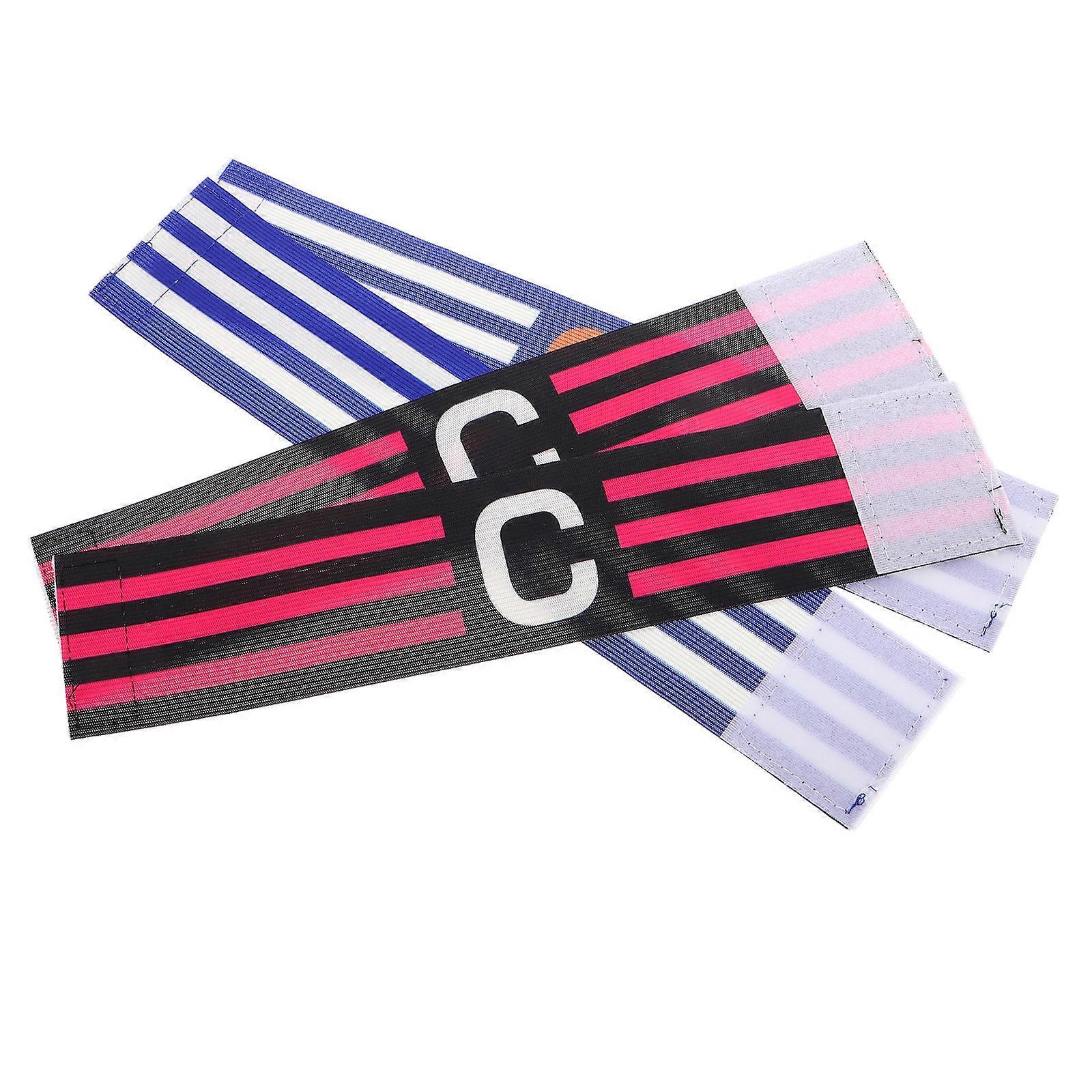 Elastic Arm Band Set Of 4Pcs Featuring Stylish Captain'S Design For Sports Equipment In Soccer And Football Games