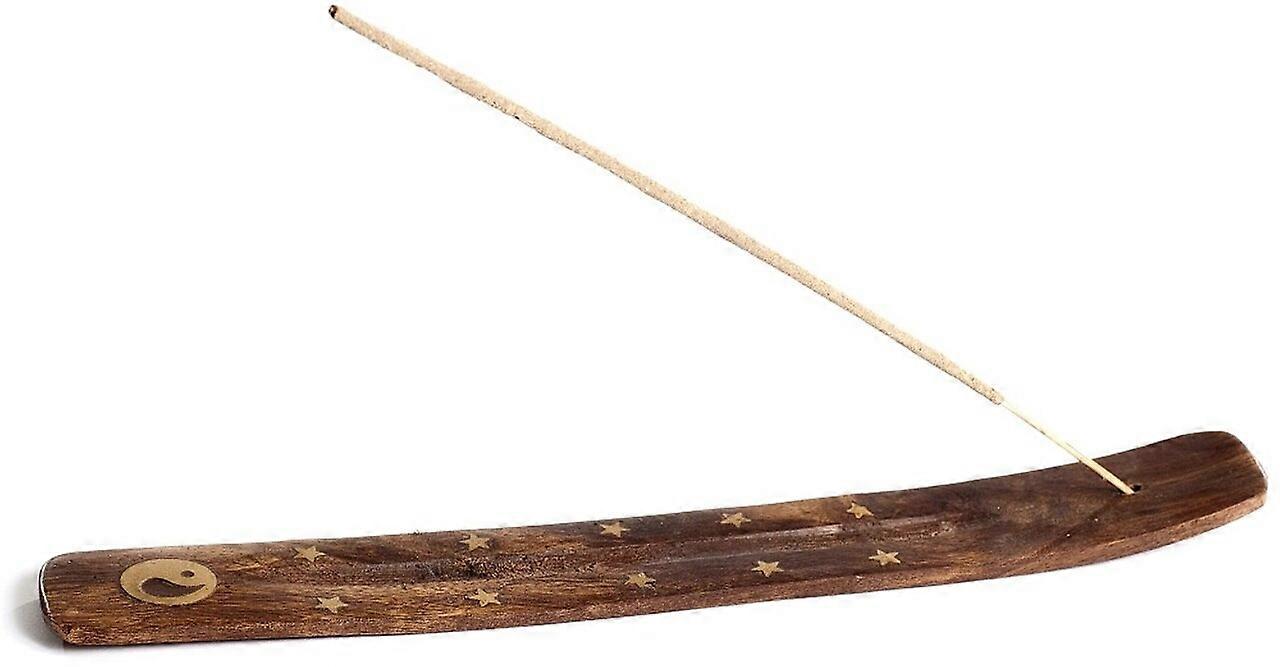 4-Pack Traditional Incense Holder With Inlaid Design 10 Inches Assorted Design