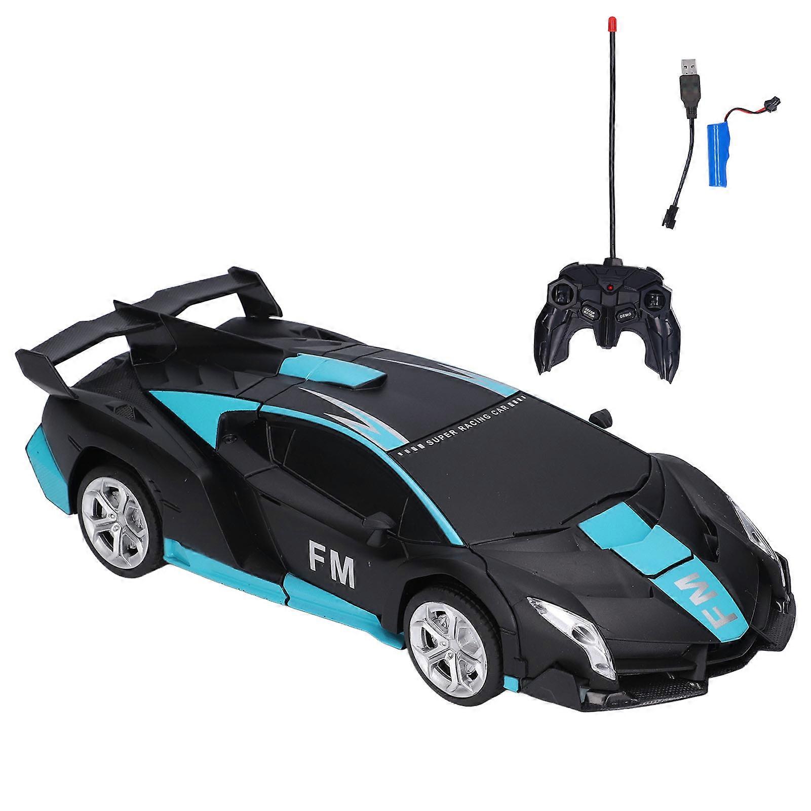 Remote Control Car 1:18 Scale One Button Deformation RC Car Transform Robot Birthday Gift For Children