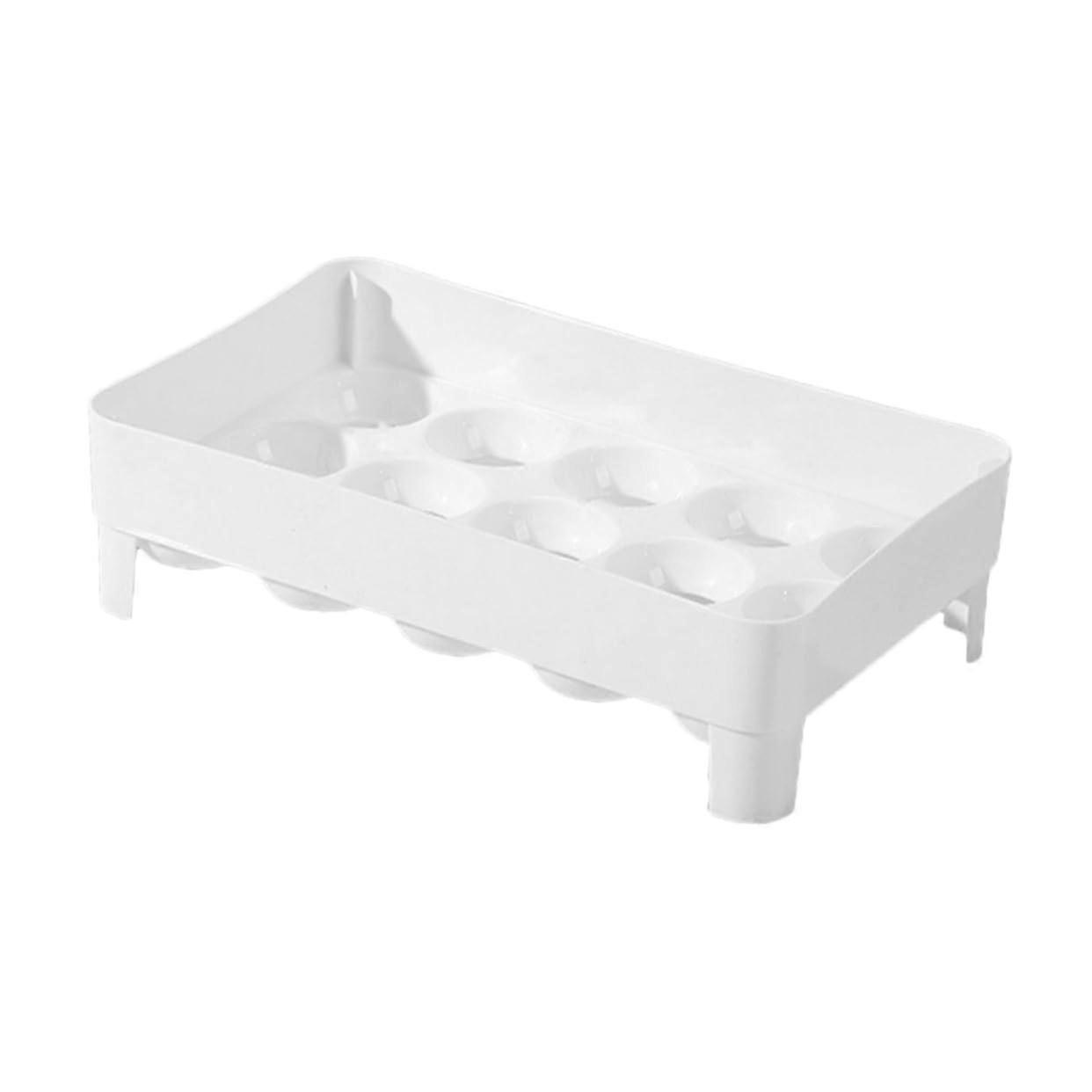Chicken Egg Holder For Refrigerator, Stackable Egg Tray, Food-Safe, Space-Saving Egg Storage Organizer