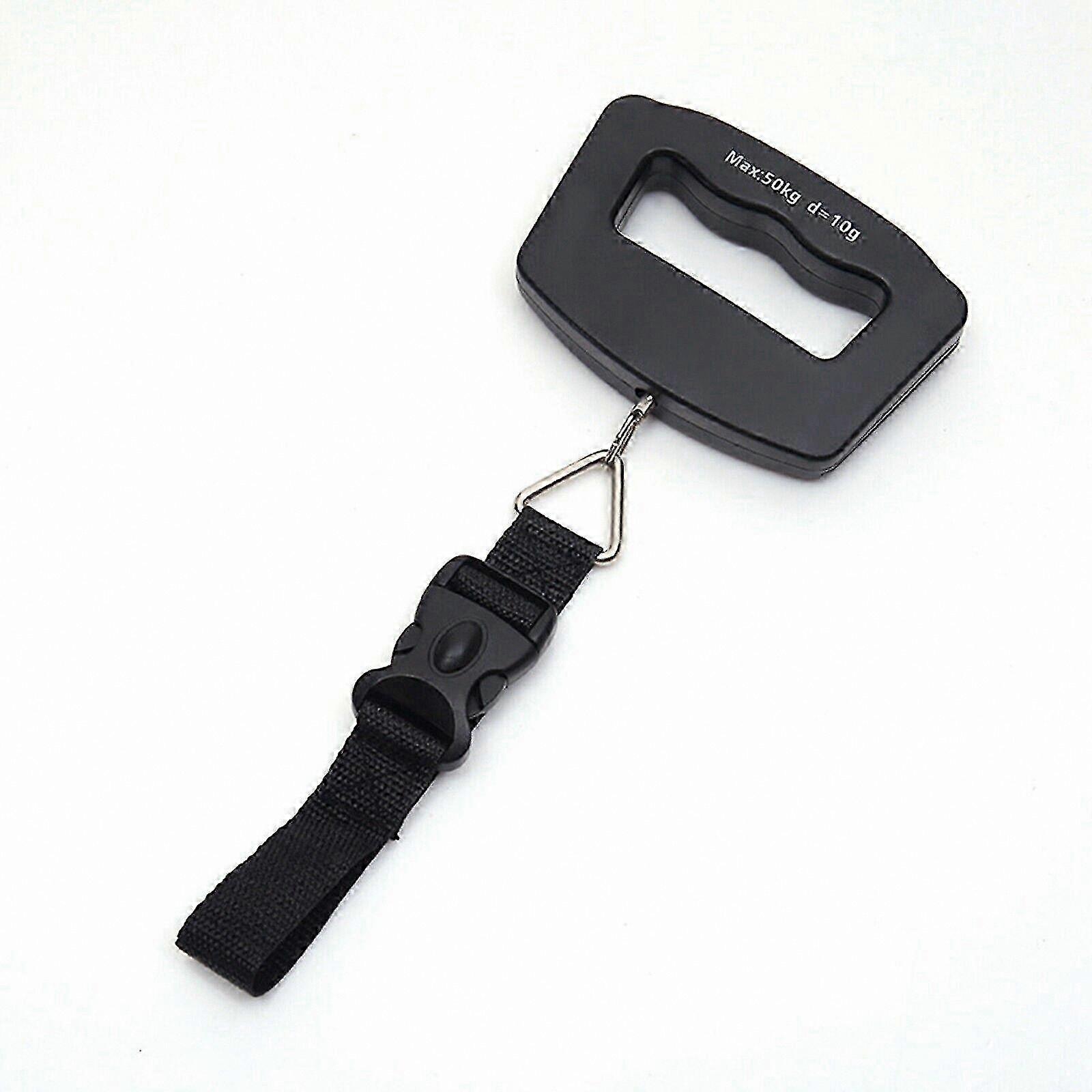Portable Digital Luggage Scale with LCD Display and Hook for Travel Weighing Up to 50kg