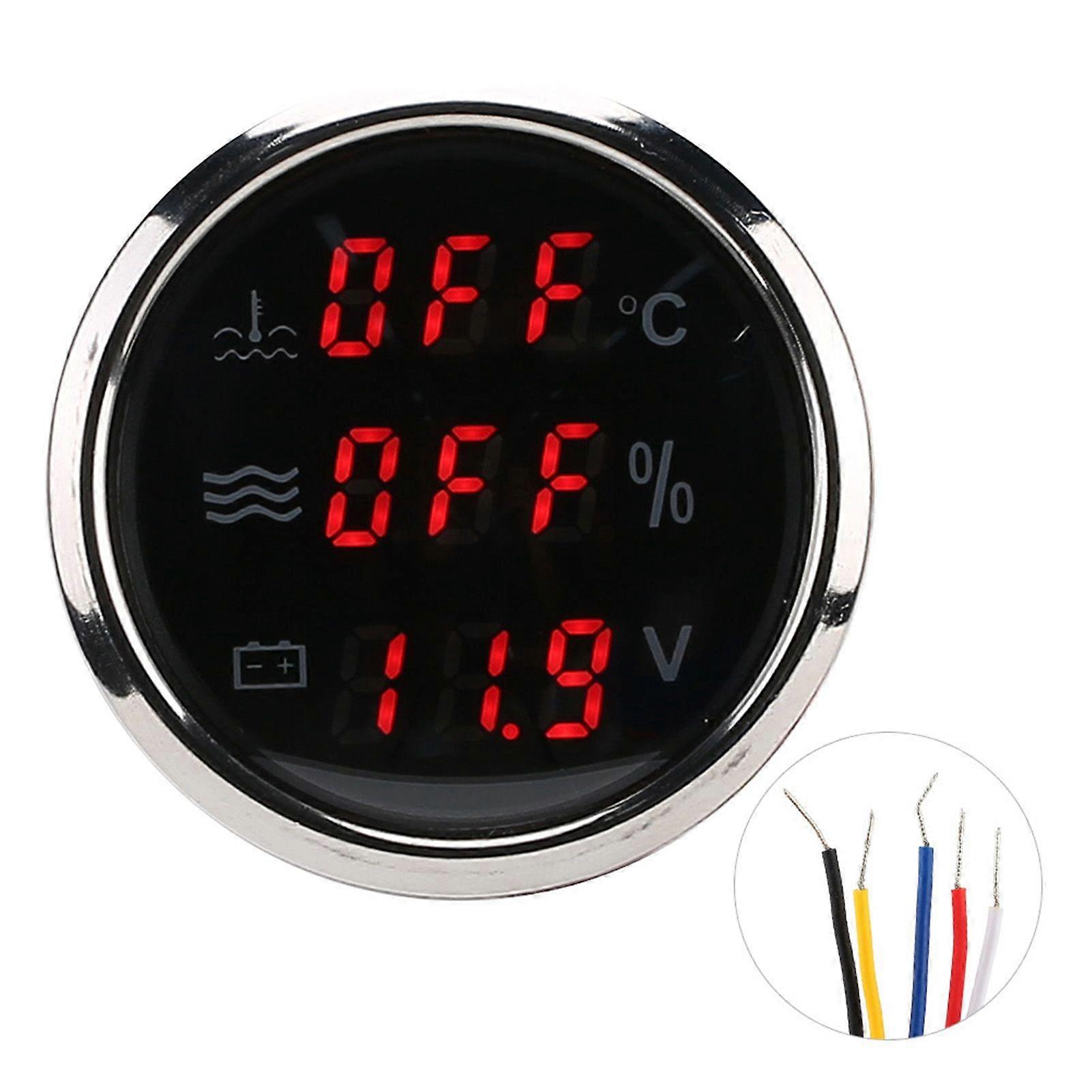 52mm water temperature voltage liquid level display 0-190ohm
